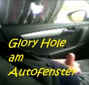 schwanzspiel - Glory Hole am Autofenster