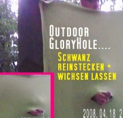 schwanzspiel - Glory Hole im Wald