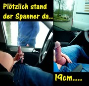 schwanzspiel - Gays - Spanner am Autofenster