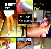 schwanzspiel – Nylonfüße der MILF Nachbarin