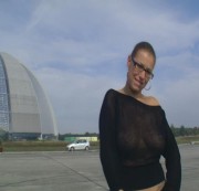 sexy-engel - Meine Titten unter dem transparenten Oberteil Outdoor