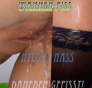 sexy-liliana - Wannen-Piss :: Nylons Nass & daneben gepisst!