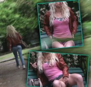 sexyJoleen - Abwichsen im Park - Spanner-Alarm!