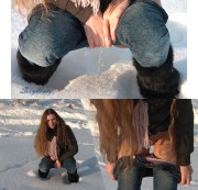 sexynaty - Natursekt — in den schnee gepisst