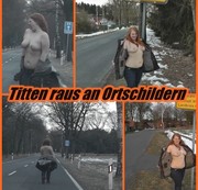 sexyvenushuegel - Titten raus an Ortsschildern