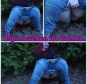 sexyvenushuegel – Pippi machen im Garten