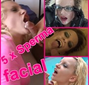 shelly-jolie - Best of Sperma - Mitten ins Gesicht !!!
