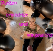 sweet-lara89 - Beim Putzen erniedrigt und vollgewichst