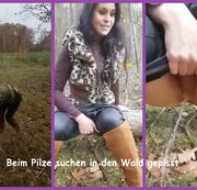 sweet-tigerlilly18 - Beim Pilze suchen in den Wald gepisst