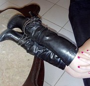 sweetjany - WOW ..Super sexy my leder black boots..!!!
