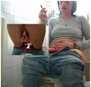 woman72 – Kippe+Verstopfung+OB wechsel