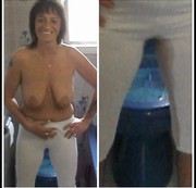 woman72 - weisse Leggins