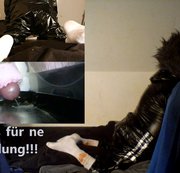 yanao_body - Dicker Wolf will in seinen Glückssocken nur noch reinspritzen